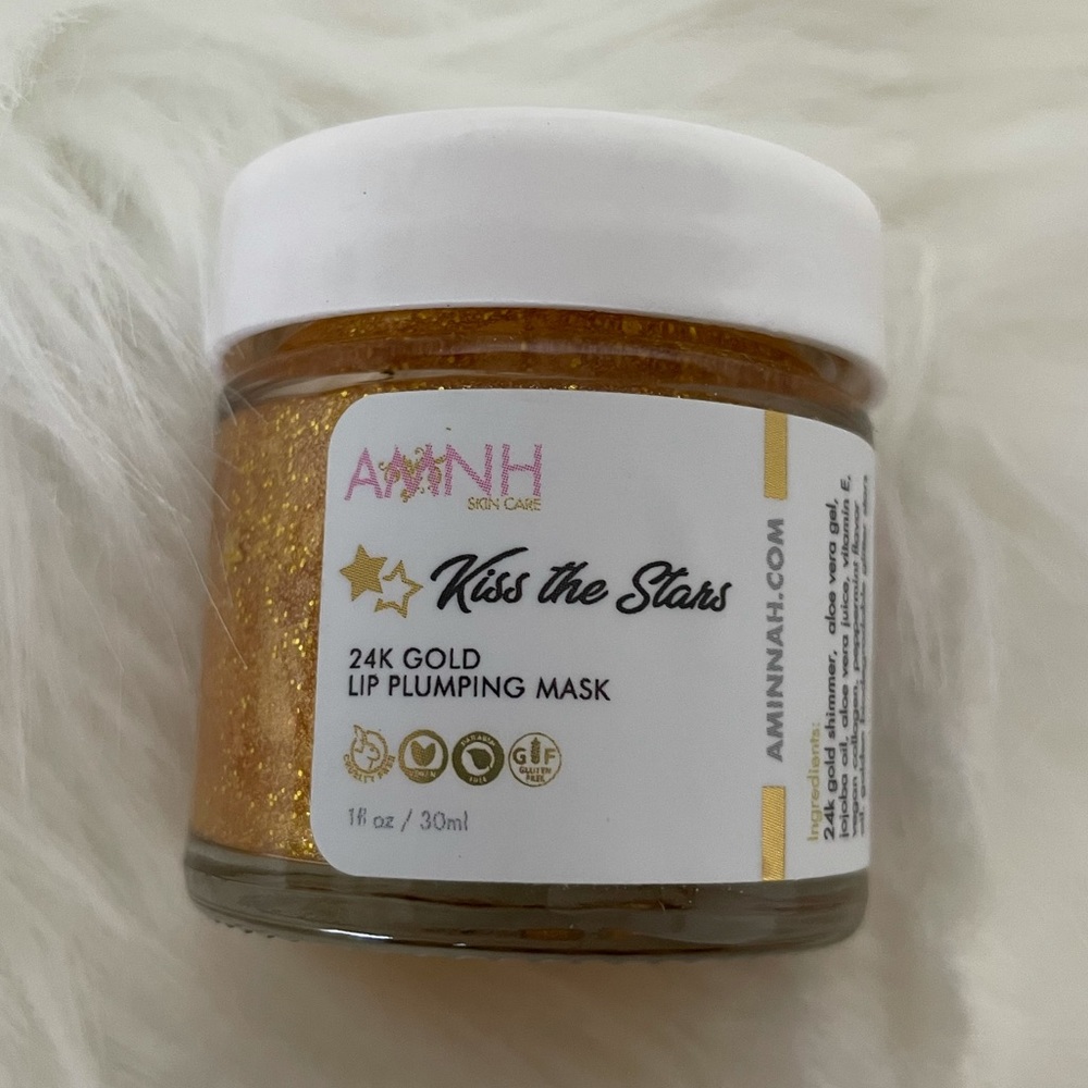 AMNH Kiss the Stars 24k Gold Lip Plumping Mask